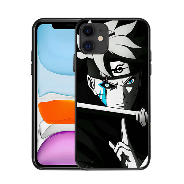 Coque de téléphone Naruto pour iPhone, motif anime Kakashi