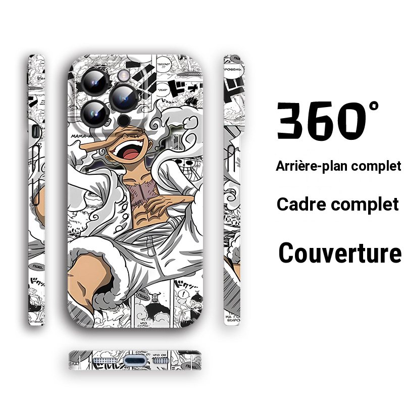 Coque de téléphone One Piece Luffy Gear 5 pour smartphone