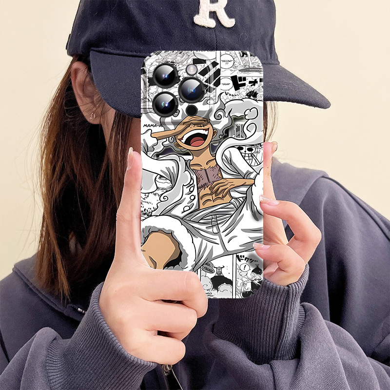 Coque de téléphone One Piece Luffy Gear 5 pour smartphone