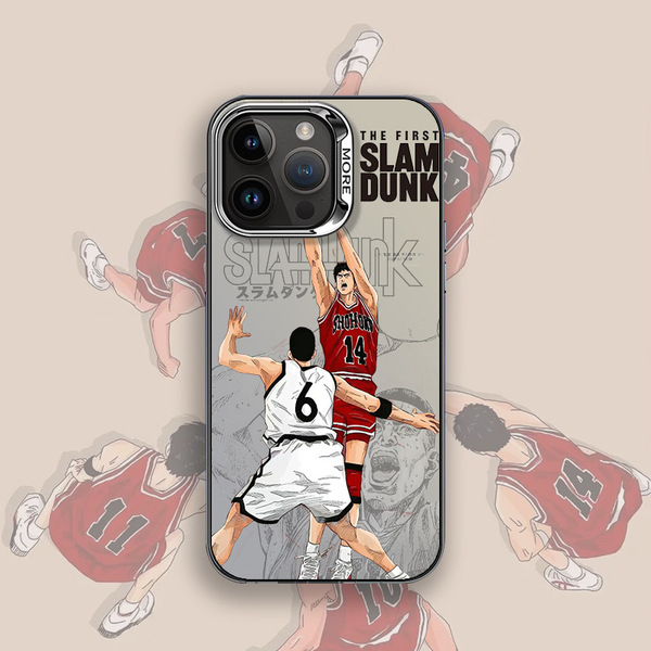 Coque de téléphone Slam Dunk pour iPhone, antichoc et mate