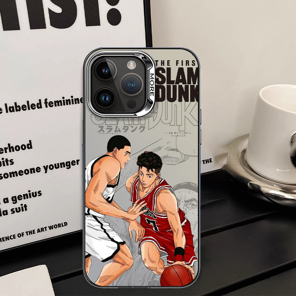 Coque de téléphone Slam Dunk pour iPhone, antichoc et mate