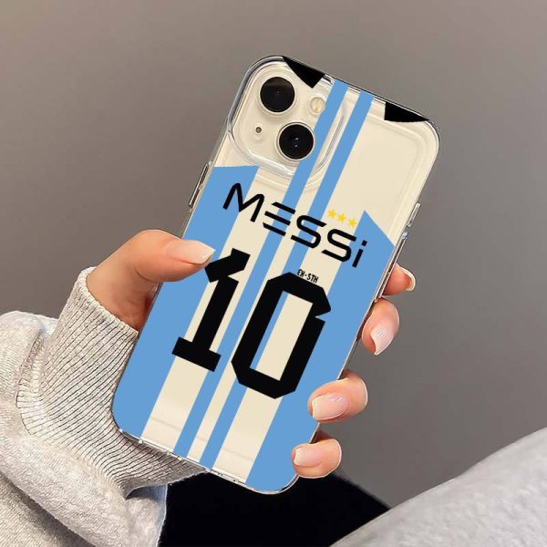 Coque de téléphone style maillot de football pour iPhone