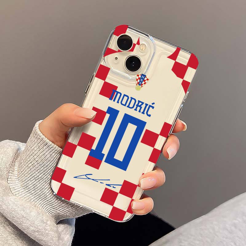 Coque de téléphone style maillot de football pour iPhone