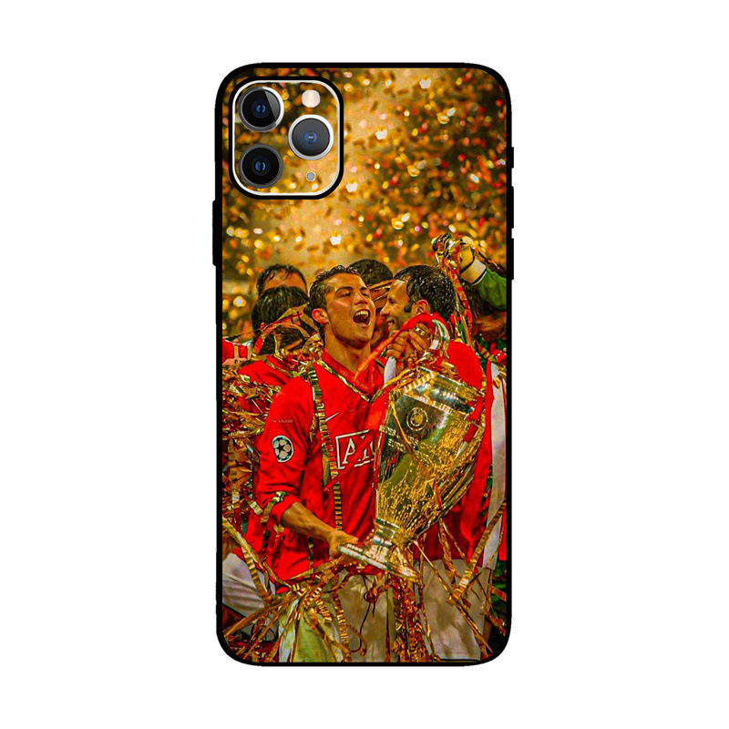 Coque iPhone 14 Pro Max motif football style européen antichoc