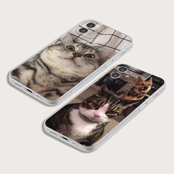 Coque iPhone chat transparente antichoc pour iPhone 6 à 12