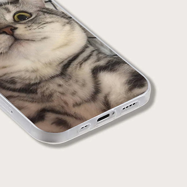 Coque iPhone chat transparente antichoc pour iPhone 6 à 12