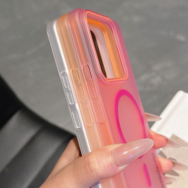 Coque magnétique semi-transparente effet peau givrée pour Xiaomi Redmi POCO