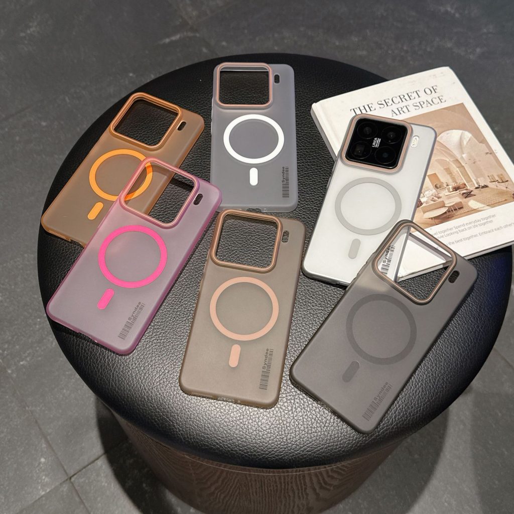 Coque magnétique semi-transparente effet peau givrée pour Xiaomi Redmi POCO