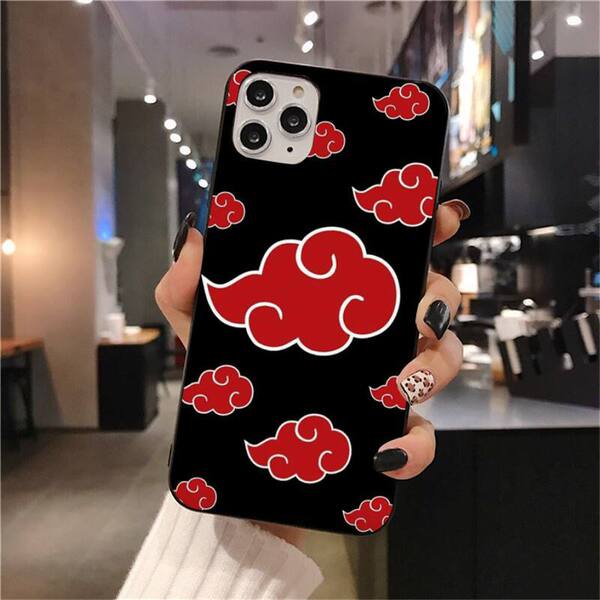 Coque Naruto Sharingan pour iPhone, protection TPU antichoc et design anime