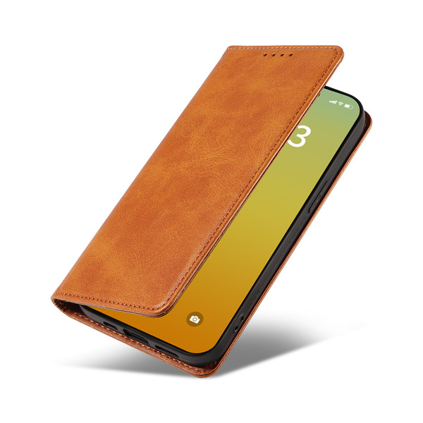 Coque portefeuille magnétique en similicuir avec support pour iPhone 16/17/18