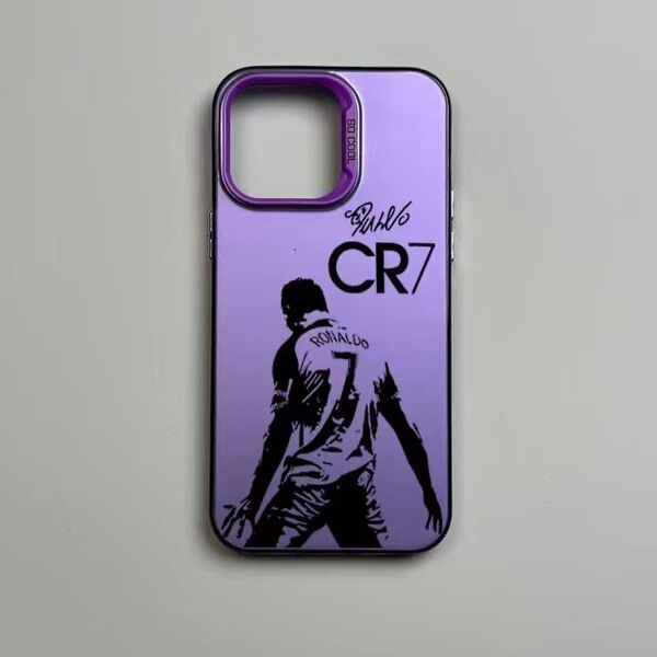 Coque pour iPhone avec motif footballeur et ballon de football