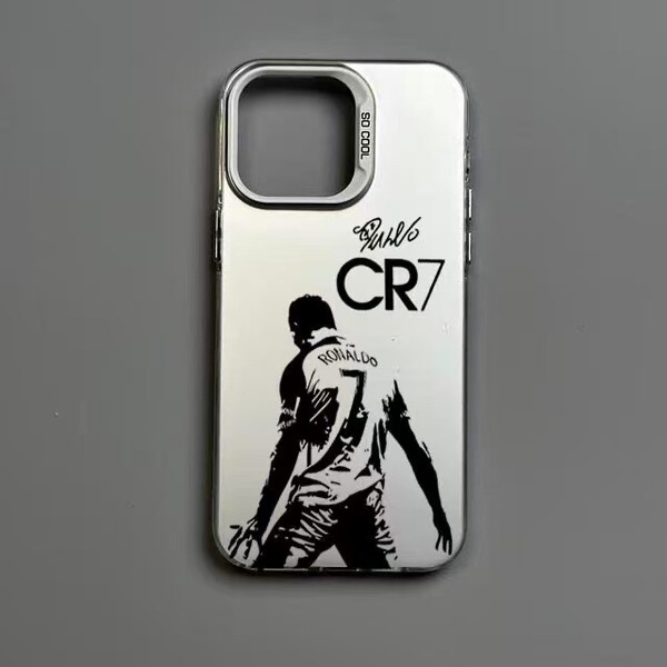 Coque pour iPhone avec motif footballeur et ballon de football