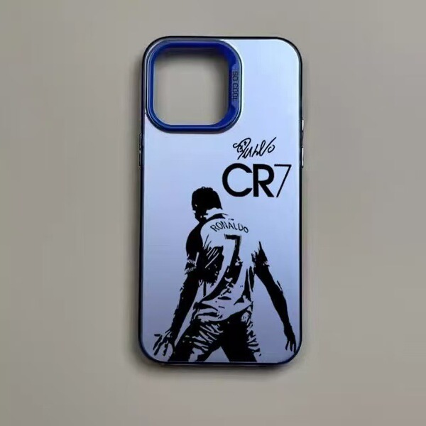 Coque pour iPhone avec motif footballeur et ballon de football