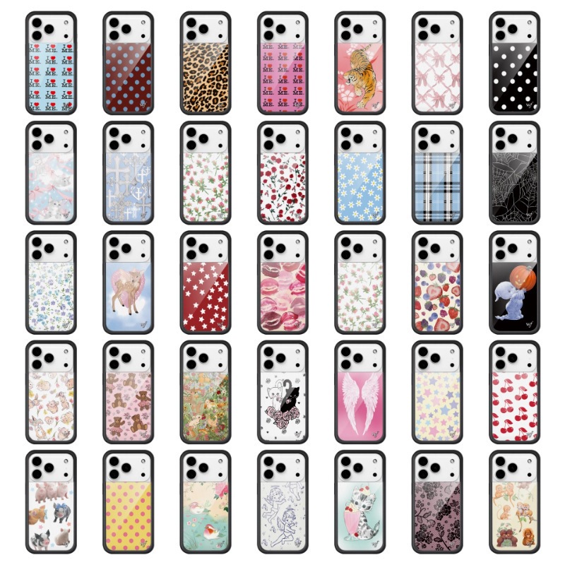 Coque rigide en acrylique motif bord du lac pour iPhone 15 Pro à 17 Pro Max