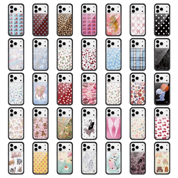 Coque rigide en acrylique motif bord du lac pour iPhone 15 Pro à 17 Pro Max