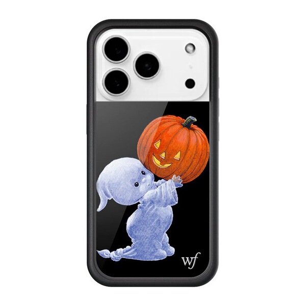 Coque rigide en acrylique motif bord du lac pour iPhone 15 Pro à 17 Pro Max