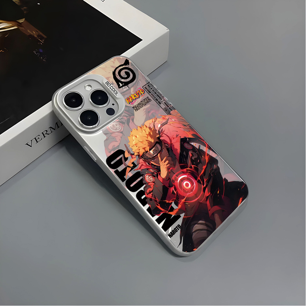 Coque rigide Naruto pour iPhone 15, 16, Pro et Pro Max