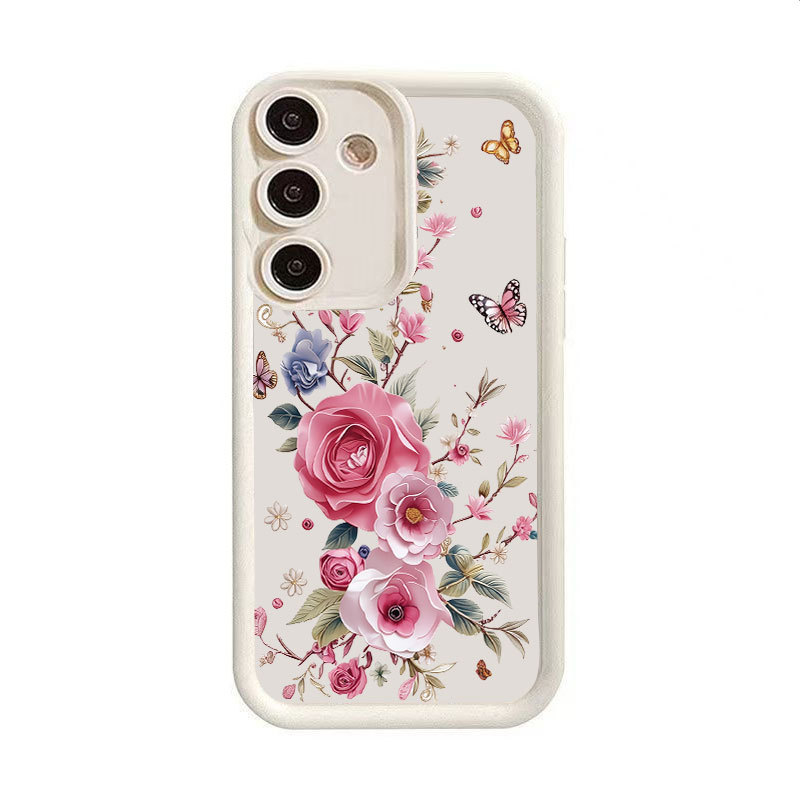 Coque souple TPU fleurie pour Samsung Galaxy série A