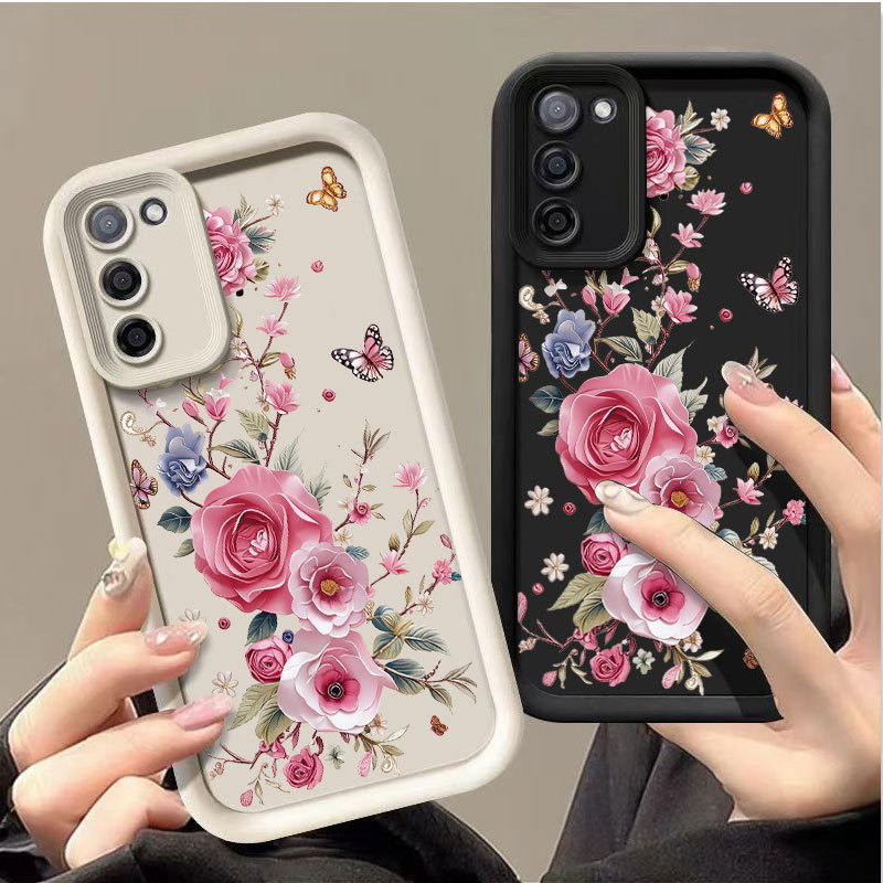 Coque souple TPU fleurie pour Samsung Galaxy série A