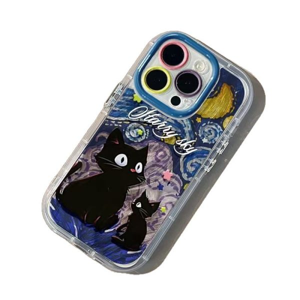 Coque téléphone antichoc transparente motif plume crème pour smartphone