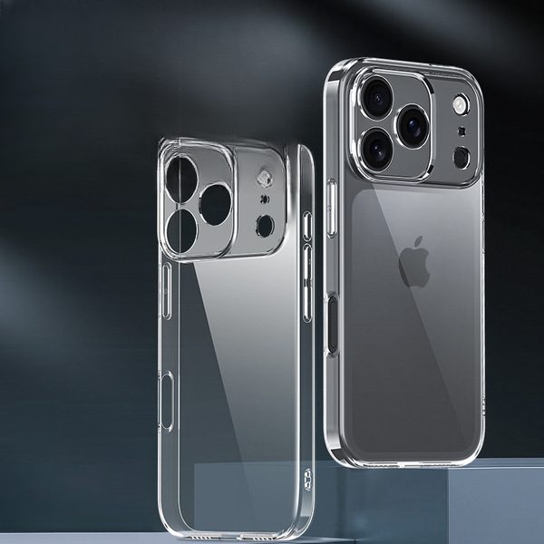 Coque transparente antichoc en TPU pour iPhone 17, Pro, Pro Max, Air et 17E