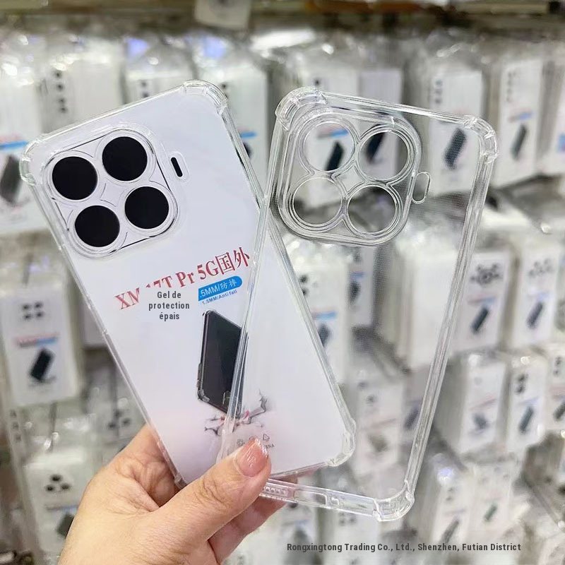 Coque transparente antichoc pour smartphones Xiaomi 17T, 17T Pro, Redmi K90