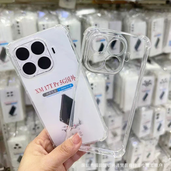 Coque transparente antichoc pour smartphones Xiaomi 17T, 17T Pro, Redmi K90