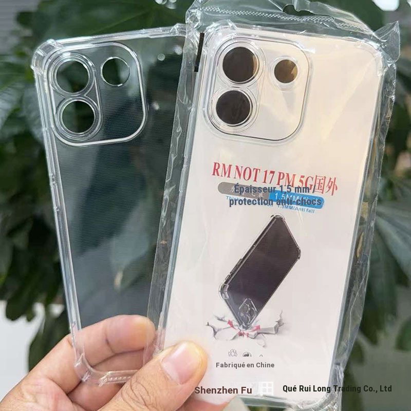 Coque transparente antichoc pour Xiaomi Redmi Note 17 Pro Max et Poco F9 Ultra