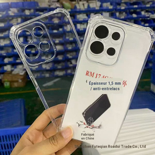 Coque transparente antichoc pour Xiaomi Redmi Note 17 Pro Max et Poco F9 Ultra