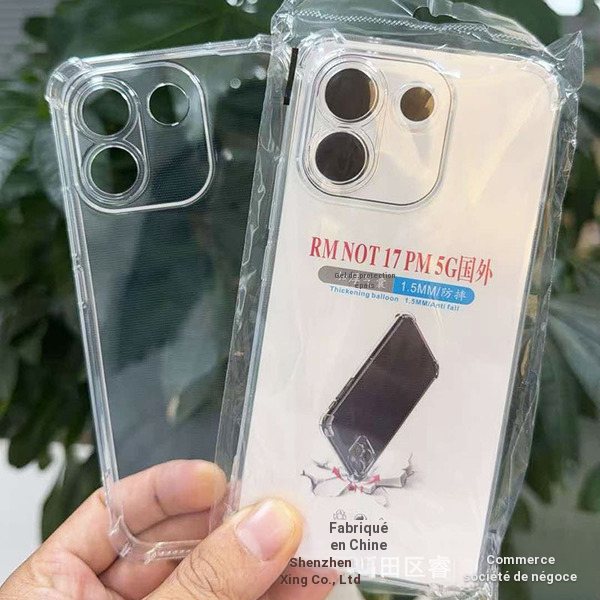 Coque transparente antichoc pour Xiaomi Redmi Note 17 Pro Max et Poco F9 Ultra