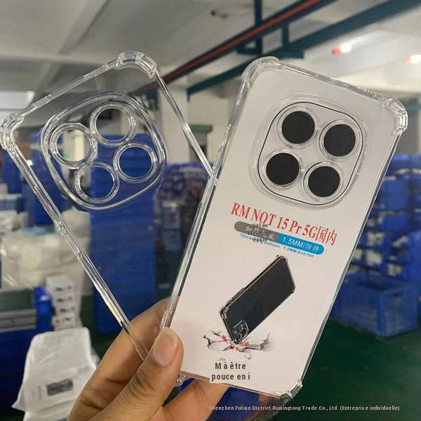 Coque transparente antichoc TPU pour Xiaomi 17, 17 Pro, 17 Pro Max et plus