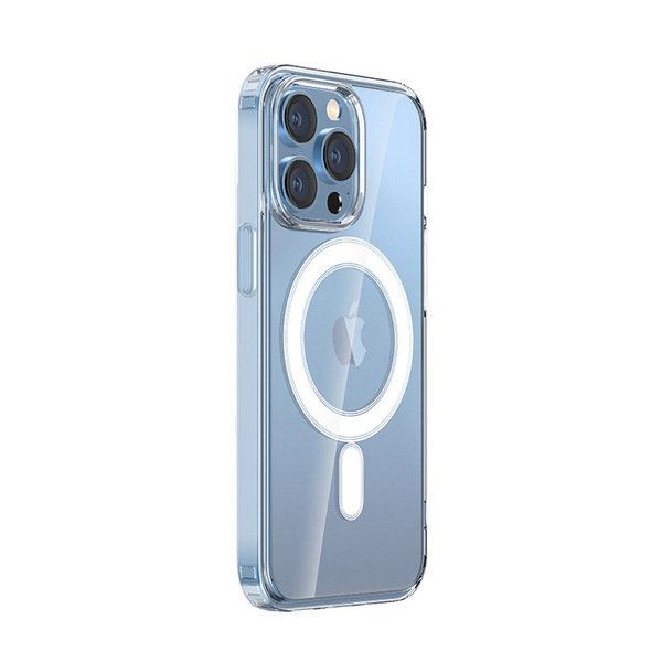 Coque transparente magnétique MagSafe en acrylique pour iPhone