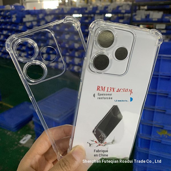 Coque transparente souple TPU anti-chute pour Xiaomi Redmi Note 15 Pro+