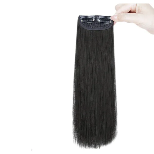 Coussinet cheveux naturels à clip, extension racine invisible double face