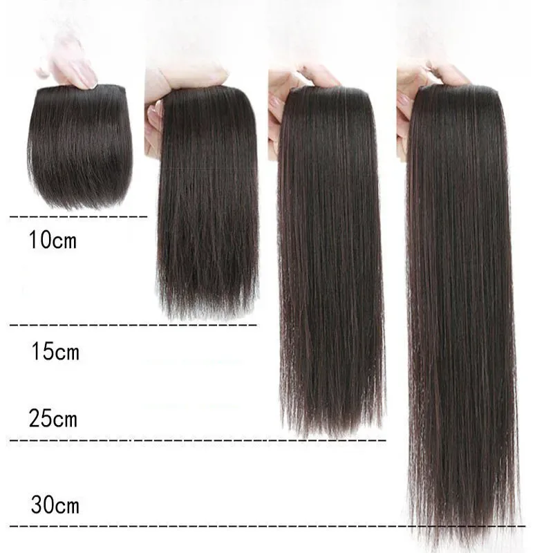 Coussinet cheveux naturels à clip, extension racine invisible double face