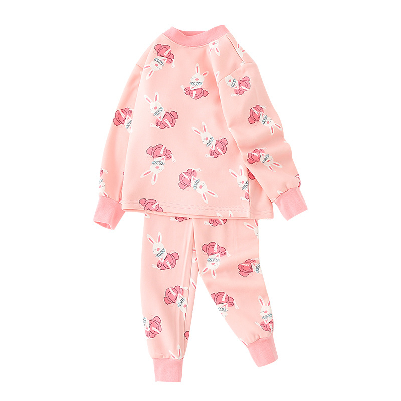 Ensemble thermique enfant, haut manches longues et pantalon, chaud pour l'hiver