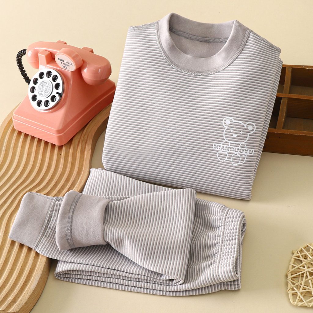Ensemble thermique enfant manches longues et pantalon chaud