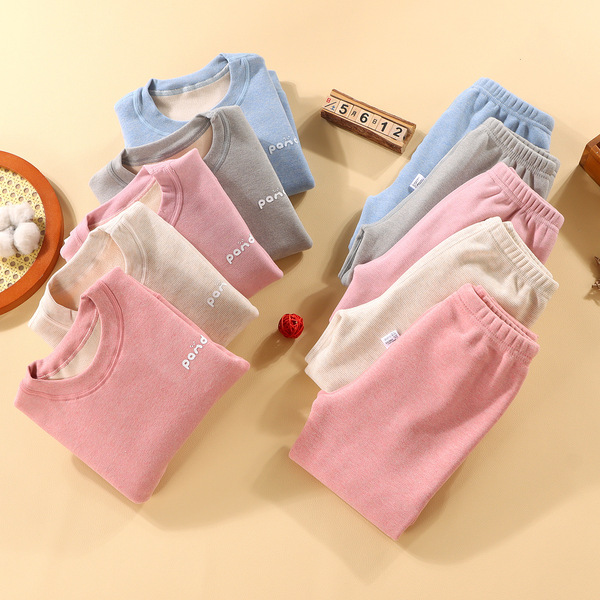 Ensemble thermique polaire pour enfant 3-8 ans, chaud et confortable