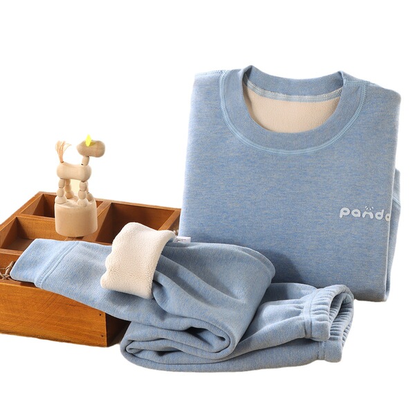 Ensemble thermique polaire pour enfant 3-8 ans, chaud et confortable