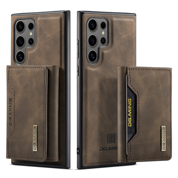Étui 2 en 1 avec porte-carte magnétique pour Samsung Galaxy S24 Ultra, S23 Ultra