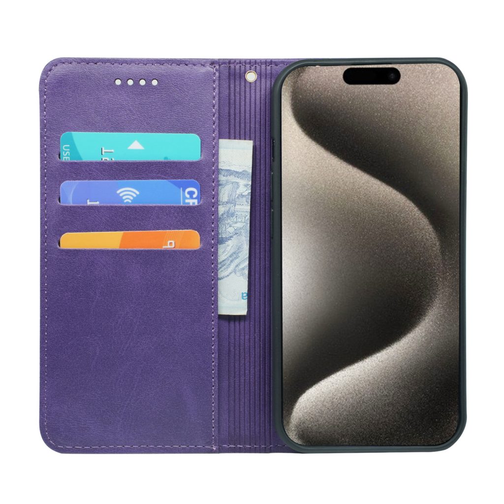 Étui cuir PU à rabat magnétique pour Samsung Galaxy S24 FE à S26 Ultra