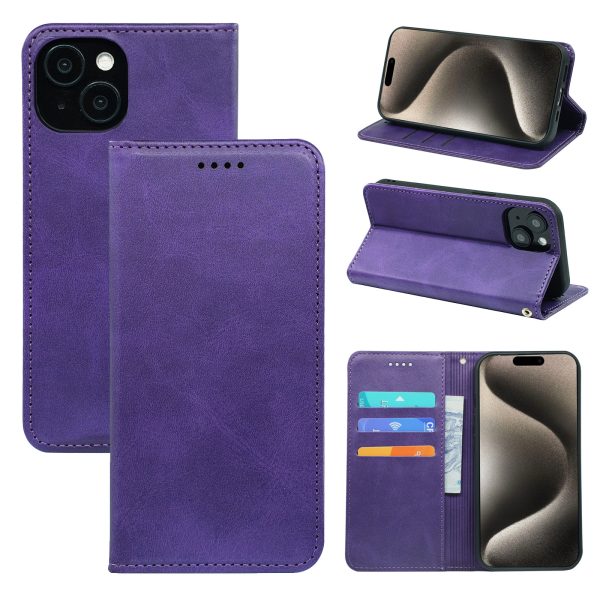 Étui cuir PU à rabat magnétique pour Samsung Galaxy S24 FE à S26 Ultra