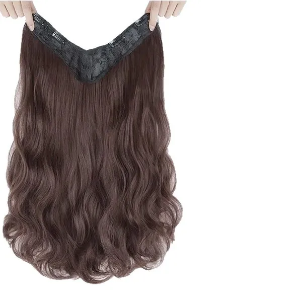 Extension de cheveux ondulés légère et fine pour femme, ajoute du volume
