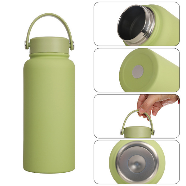 Gourde isotherme acier inoxydable 1000 ml avec passoire à thé, grande ouverture