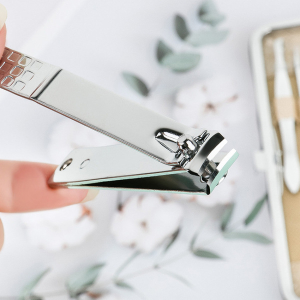 Kit de manucure 19 pièces en acier carbone pour ongles et pieds