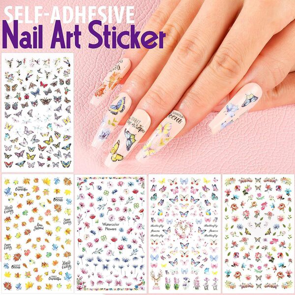 Kit nail art avec stylos à dessin, paillettes et pincettes pour ongles