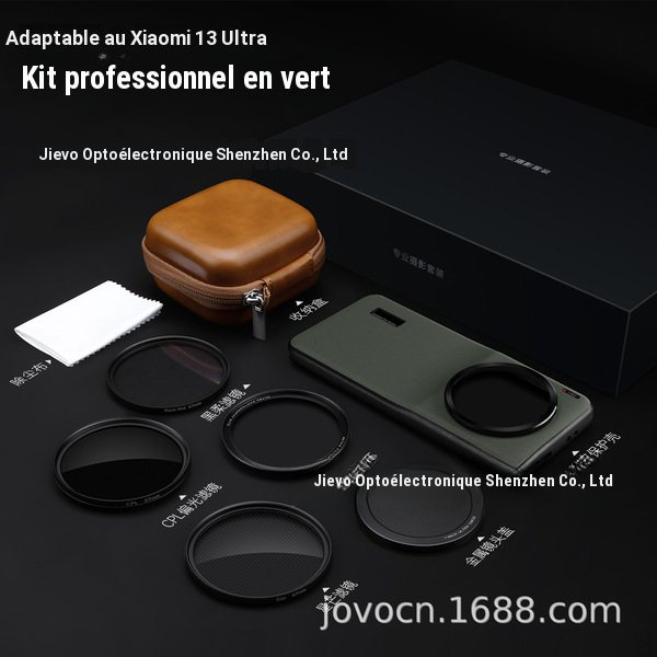 Kit photo professionnel pour iPhone 15 Pro/Pro Max et Xiaomi 13 Ultra