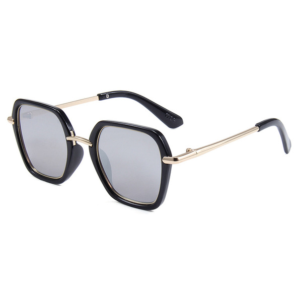 Lunettes de soleil enfant rétro à monture large protection UV400