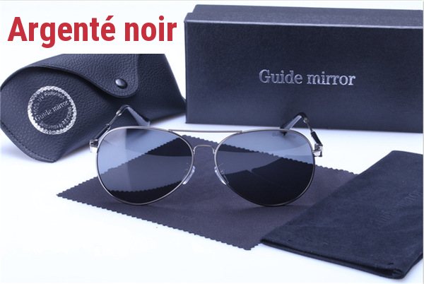 Lunettes de soleil polarisées UV400 pour homme et femme, monture métal rétro