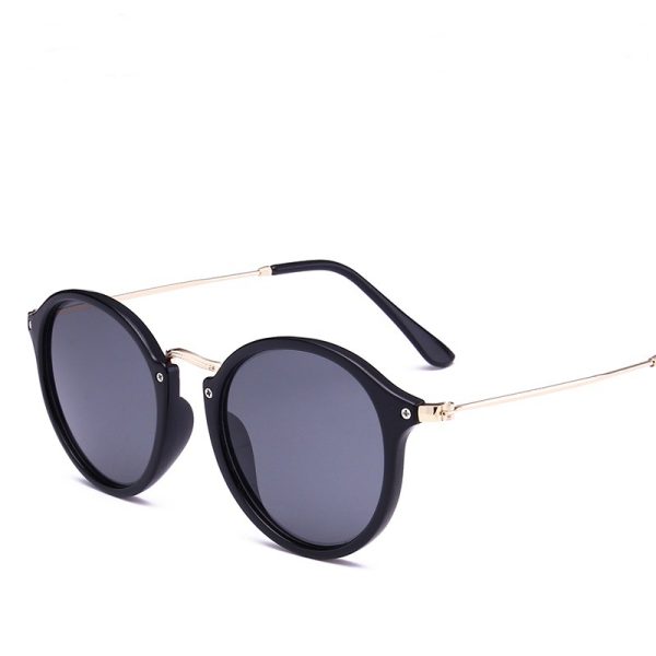 Lunettes de soleil rondes rétro UV400 pour homme et femme